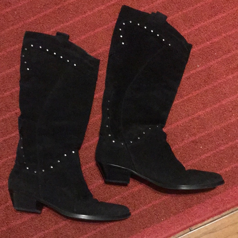 Studded Suede Boots 💕.   Size 11